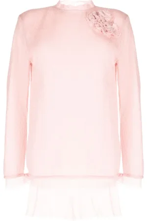 ERMANNO SCERVINO Sweater med blomstertryk