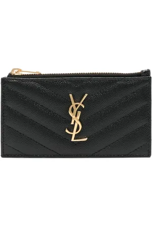 Saint Laurent Cassandre kortholder i læder
