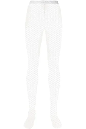 Comme des Garçons Leggings med mesh-paneler