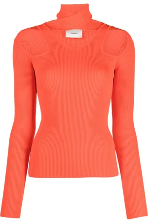 COPERNI Ribstrikket sweater med udskæringsdetalje