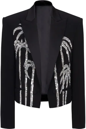 Balmain Blazer med palmetryk