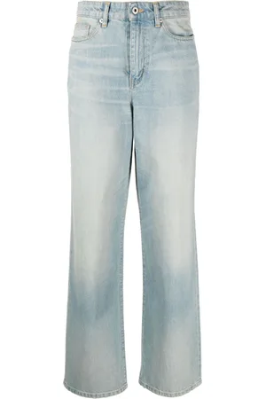Kenzo Jeans med svaj og logomærke