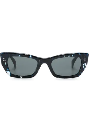 Kenzo Cat-eye solbriller med marmor-mønster