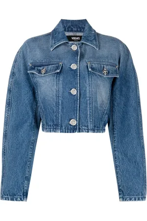 VERSACE Cropped denimjakke