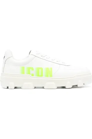 Dsquared2 Lædersneakers med logotryk