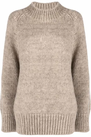 Maison Margiela Striktrøje med høj hals