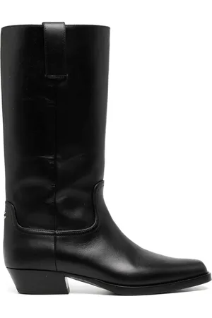 CHANEL Knæhøje CC cowboy-støvler