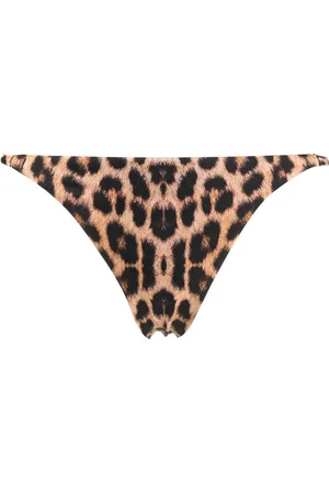 Noire Swimwear Bikinitrusser med leopardtryk