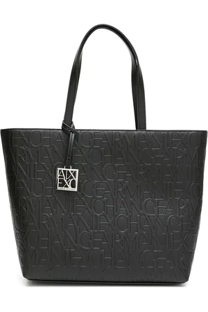 Armani Exchange Tote med præget logo