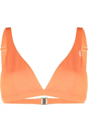 Sporty & Rich Trekantet bikinitop med logotryk