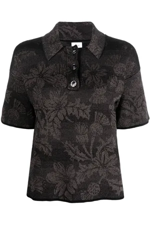 Barrie Intarsiastrikket polo