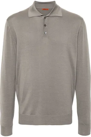 BARENA Finstrikket polo