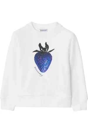 Burberry Sweatshirt med jordbærtryk