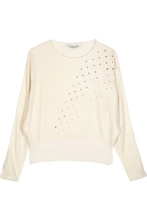 Dior Trøje med rhinsten-udsmykning