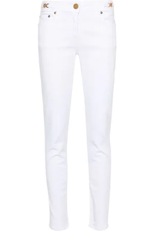 VERSACE Skinny jeans med Medusa-plade