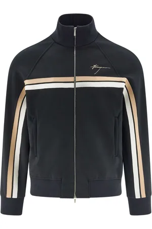 Salvatore Ferragamo Jakke med indgraveret logo og lynlås