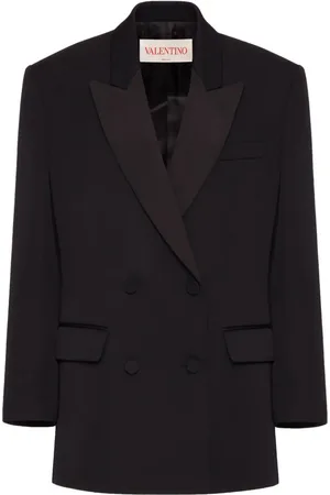 VALENTINO GARAVANI Dobbeltradet Grisaille blazer