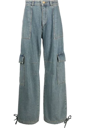 Moschino Jeans med brede ben og mellemhøj talje