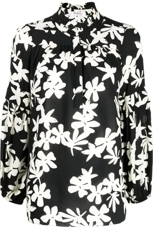 Lemlem Flæsebluse med blomstertryk