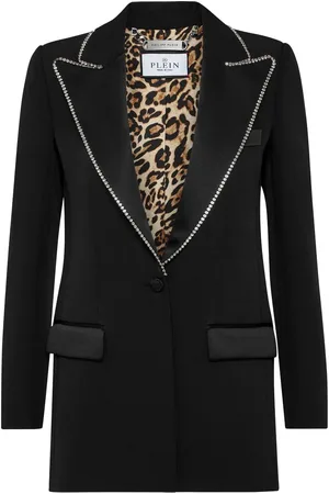 Philipp Plein Blazer med krystaludsmykning