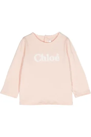 Chloé T-shirt med broderet logo