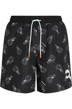 Karl Lagerfeld Ikon badeshorts med logotryk