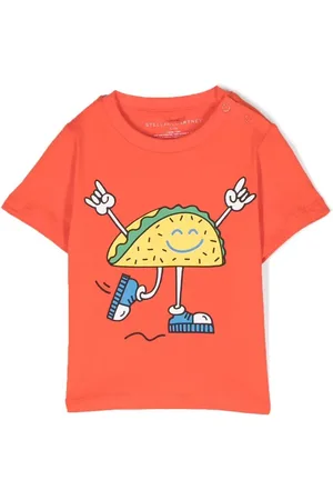 Stella McCartney Kortærmet T-shirt med grafisk tryk