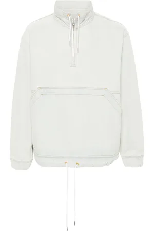 Maison Kitsuné Denimjakke med logomærke