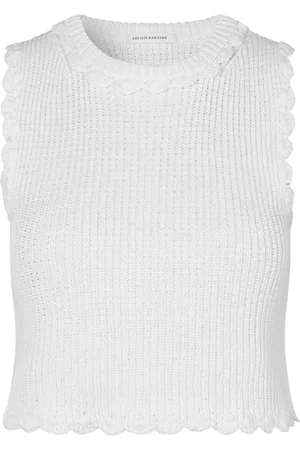 Cecilie Bahnsen Ribstrikket Vimona top