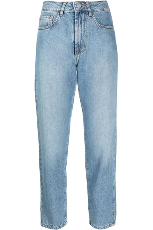 Rohe Cropped jeans med tilspidsede ben