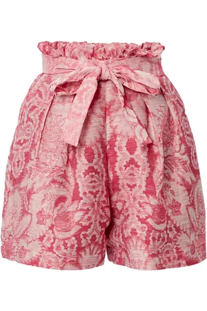 Erdem Bundede shorts i blomster-jacquard