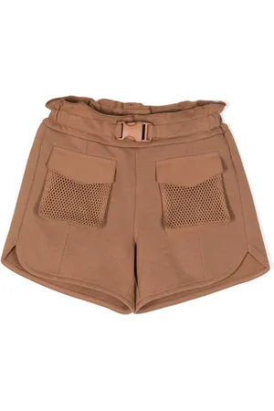 Emporio Armani Shorts med broderet logo og bælte