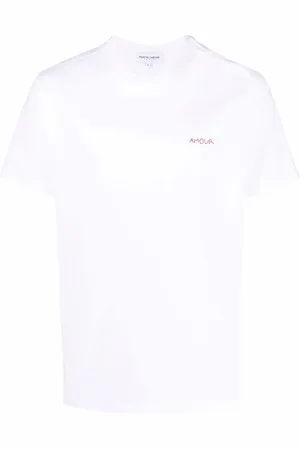 Maison Labiche T-shirt med broderet slogan