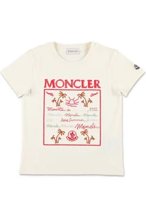 Moncler T-shirt med broderet logo