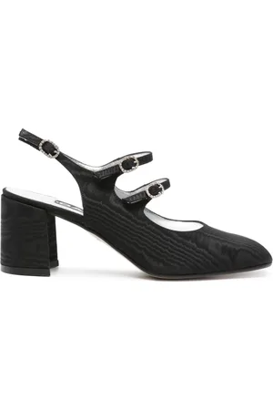 Carel Banana 70mm pumps i læder med slingback