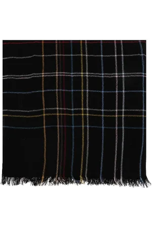 Paul Smith Signatur Stripe tørklæde med frynset kant