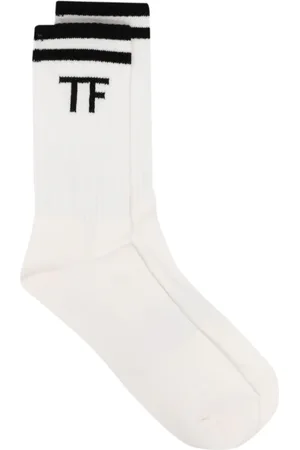 Tom Ford Ankelstrømper i lurex med monogram-jacquard