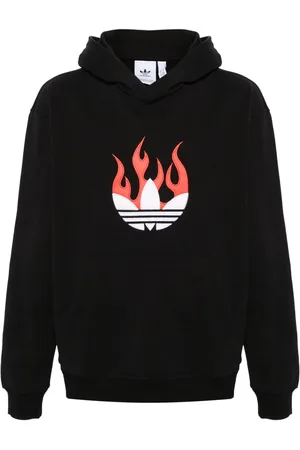 adidas Hættetrøje med flamme-logotryk