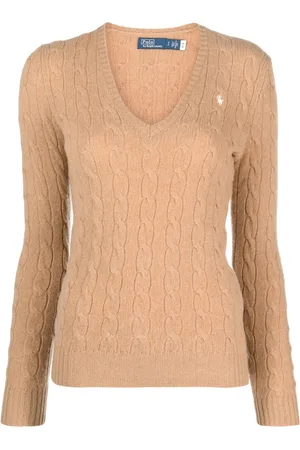 Ralph Lauren Kabelstrikket Polo Pony trøje