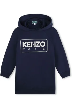 Kenzo Hættetrøje-kjole med logotryk