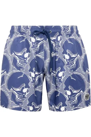 Philipp Plein Badeshorts med dødningehoved