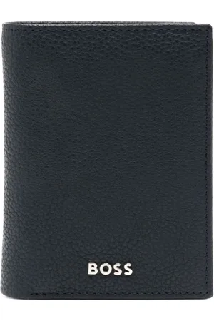 HUGO BOSS Læderpung med logoplade