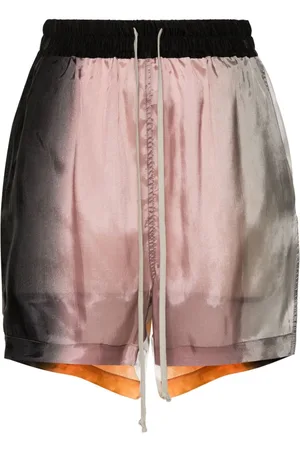 Rick Owens Shorts med brede ben og gradueret effekt