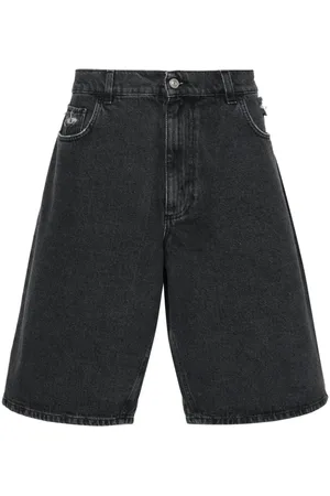 1017 ALYX 9SM Shorts i denim med slitageeffekt