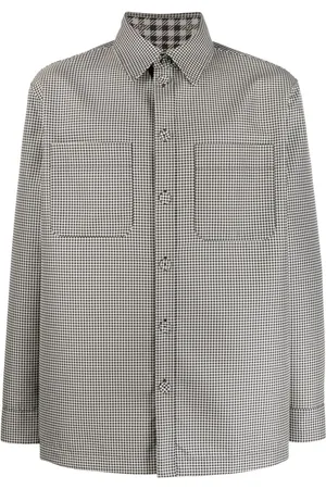 Fendi Houndstooth-ternet vendbar jakke