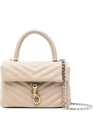 Rebecca Minkoff Quiltet satchel-taske i læder