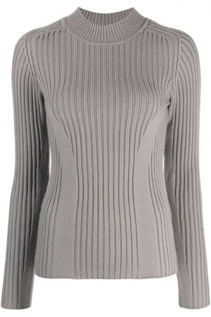 Calvin Klein Ribstrikket trøje med høj hals