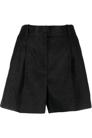 Fabiana Filippi Højtaljede shorts med plisseret detalje