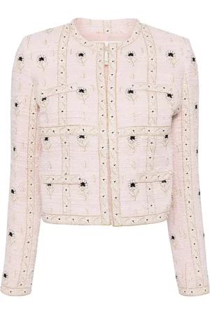 Giambattista Valli Blomstret jakke i jacquard