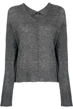 GOEN.J Strikket sweater med V-hals